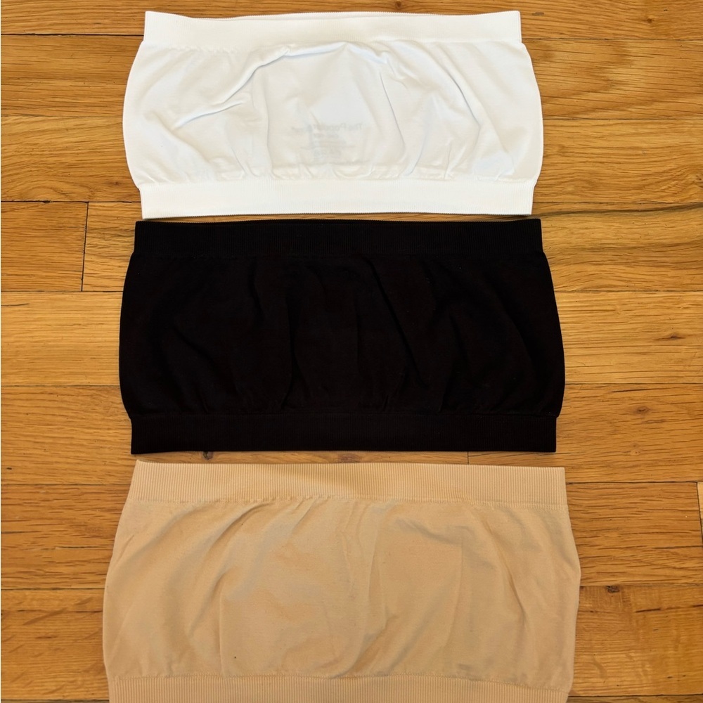 NWT The Popular Store Women’s Set of Three Bandeau Tops One Size